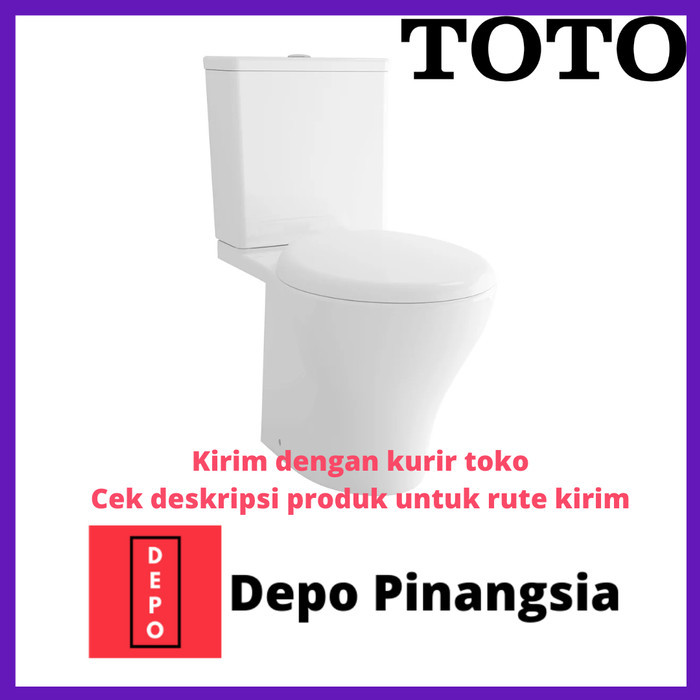 Closet Toto CW638J tutup soft closing