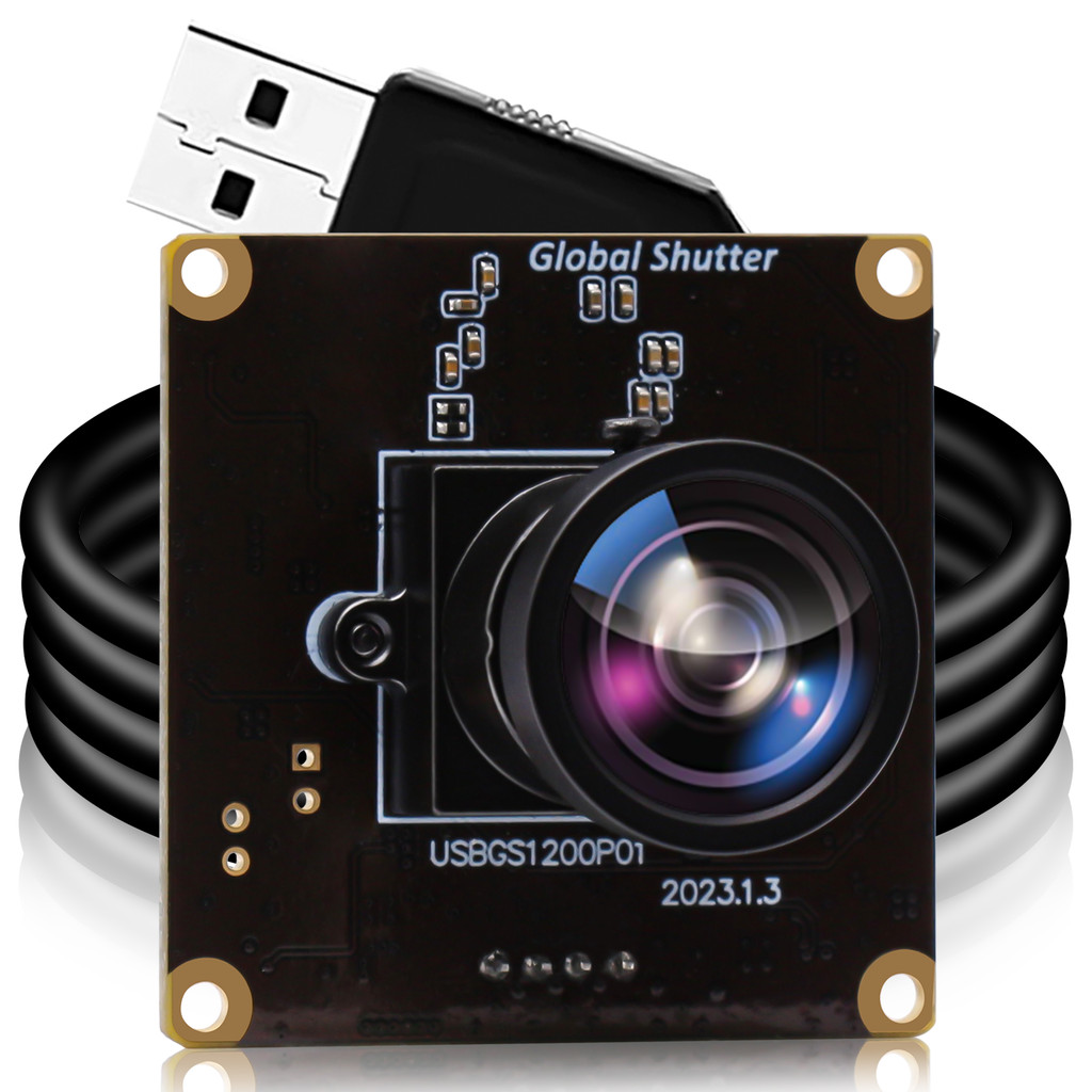 ELP wide angle global shutter usb camera 1200P 1080P 90FPS high speed mini webcam camera module free
