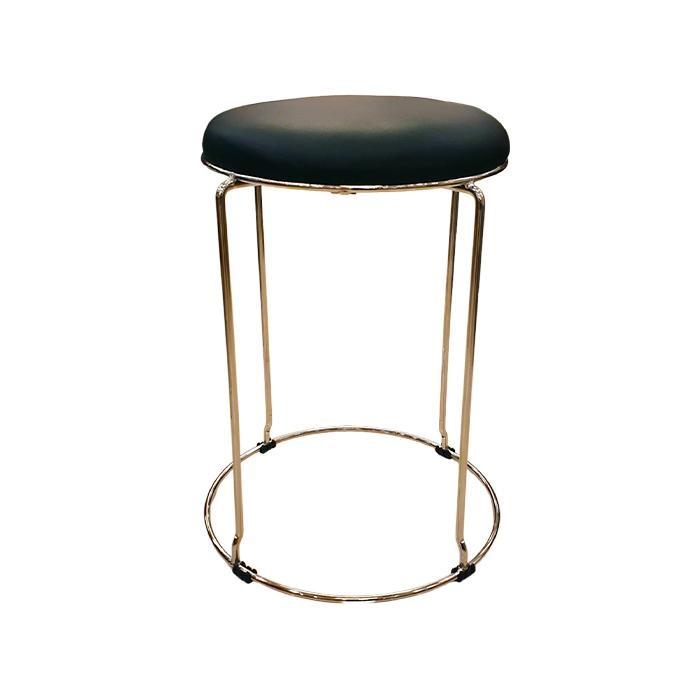 Atria Lisbon Kursi Stool Multifungsi Stacking Furniture - SILVER BLACK