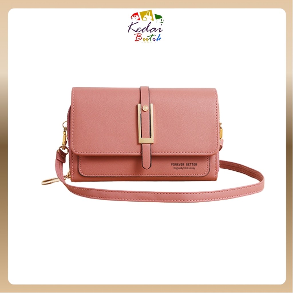 KEDAIBUTIK (410) Tas Selempang Wanita Terbaru 2024 / Tas Bahu Kekinian / Dompet HP / ORI FOREVER BET