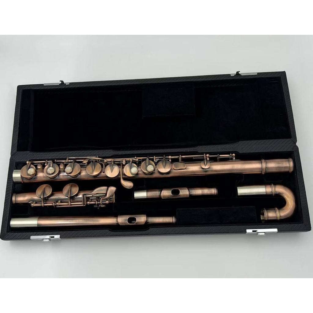 Antique alto flute, Gkey flute, double flute head flute