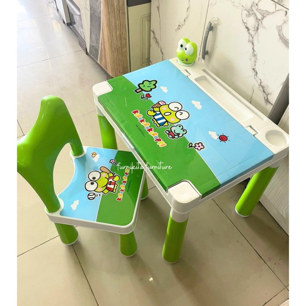 HRI - MEJA DAN KURSI SET ANAK  KARAKTER UNIK