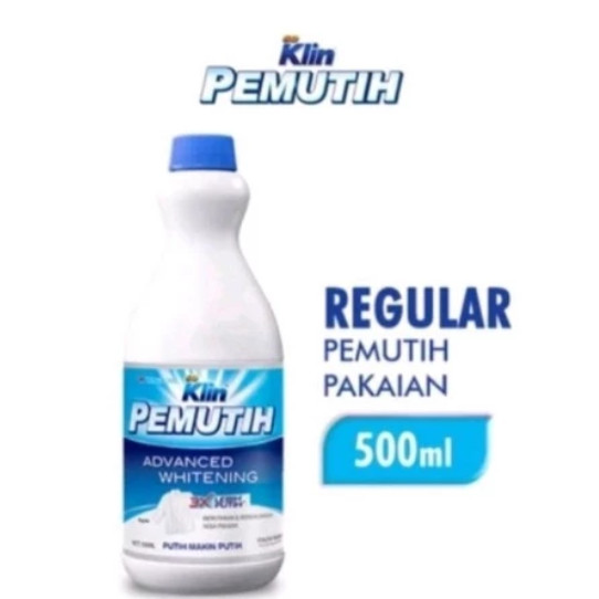 SOKLIN PEMUTIH PAKAIAN 500 ML / Pemutih Pakaian Putih Ampuh