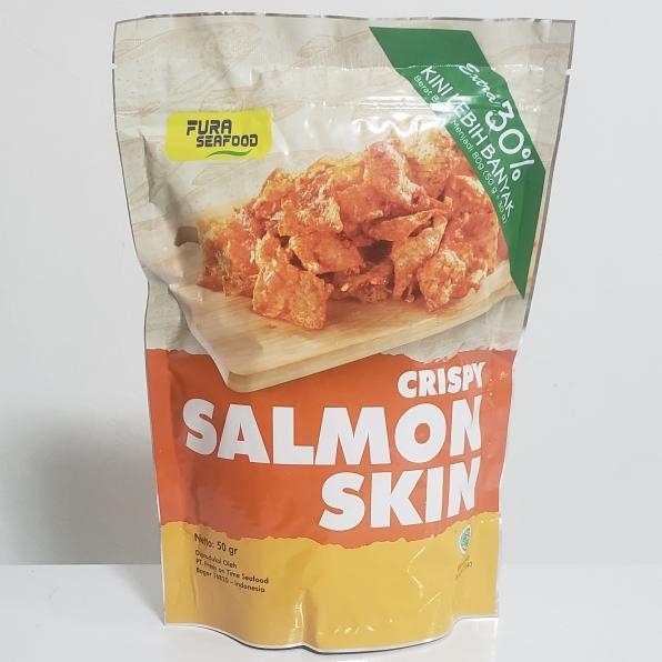 Fura Seafood Crispy Salmon Skin Snack | Keripik Kulit Ikan Salmon