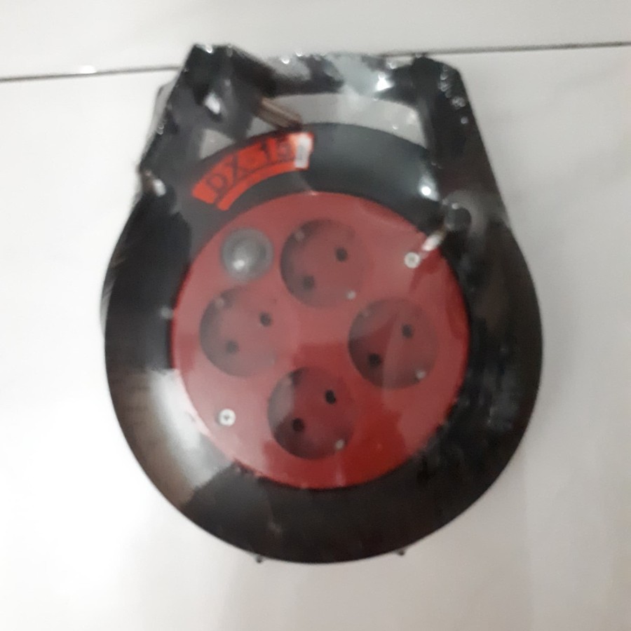 Cok Bulat DEXTA DX15 Gulungan 15 Meter Kabel Roll