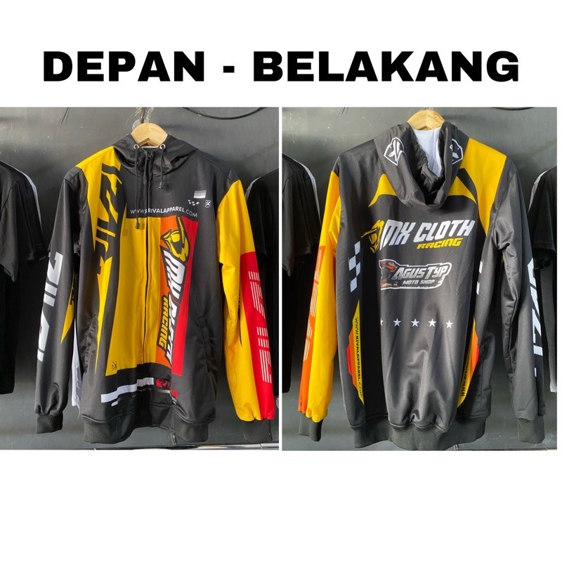 jaket parasut racing