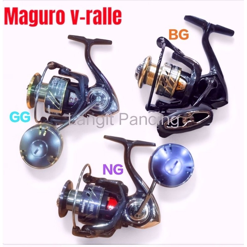 (Skyvon) Rel Maguro V-Ralle Musky 1000-6000 | Power Handle | One Piece | Kolam Laut