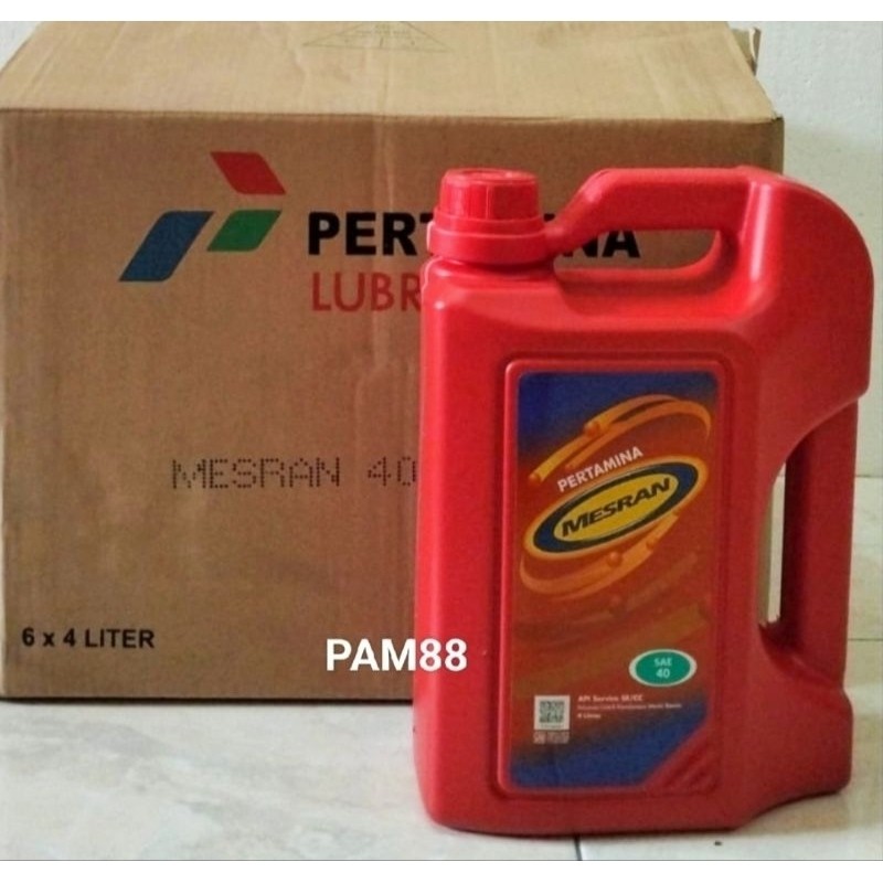 Oli Mesran Sae 40...4 liter..1 dus = 6 btlMurah