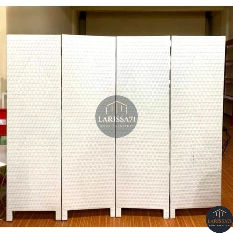 Sketsel Ruangan Rotan Sintetis Putih Pintu 4