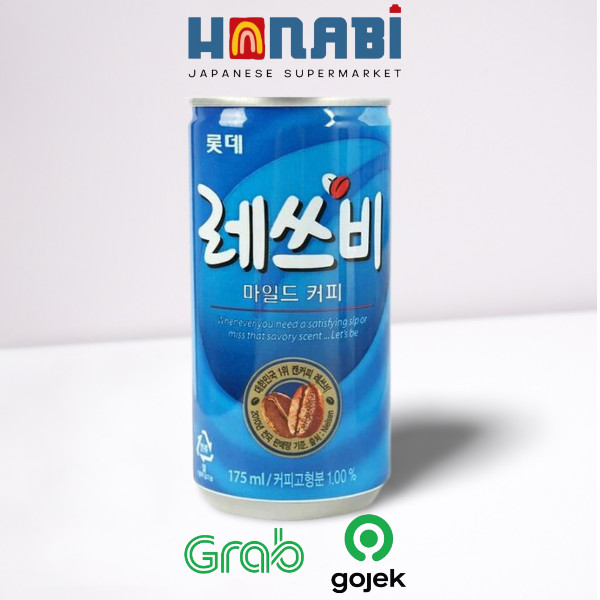 Lotte Let's Be Mild Coffee 175ml - Kopi Siap Minum Kaleng Korea Rasa Ringan Made In Korea