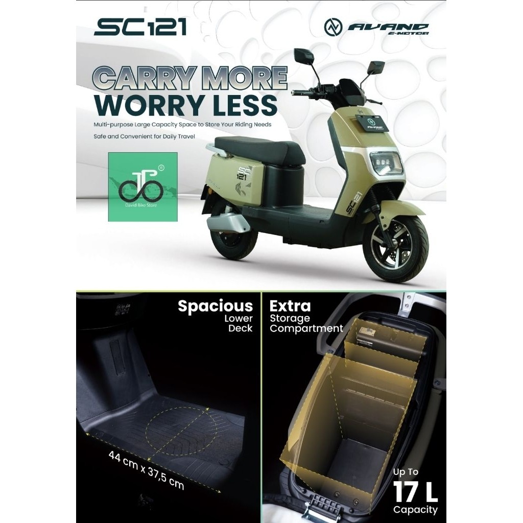 Sepeda Motor Listrik Avand SC121 (By United)