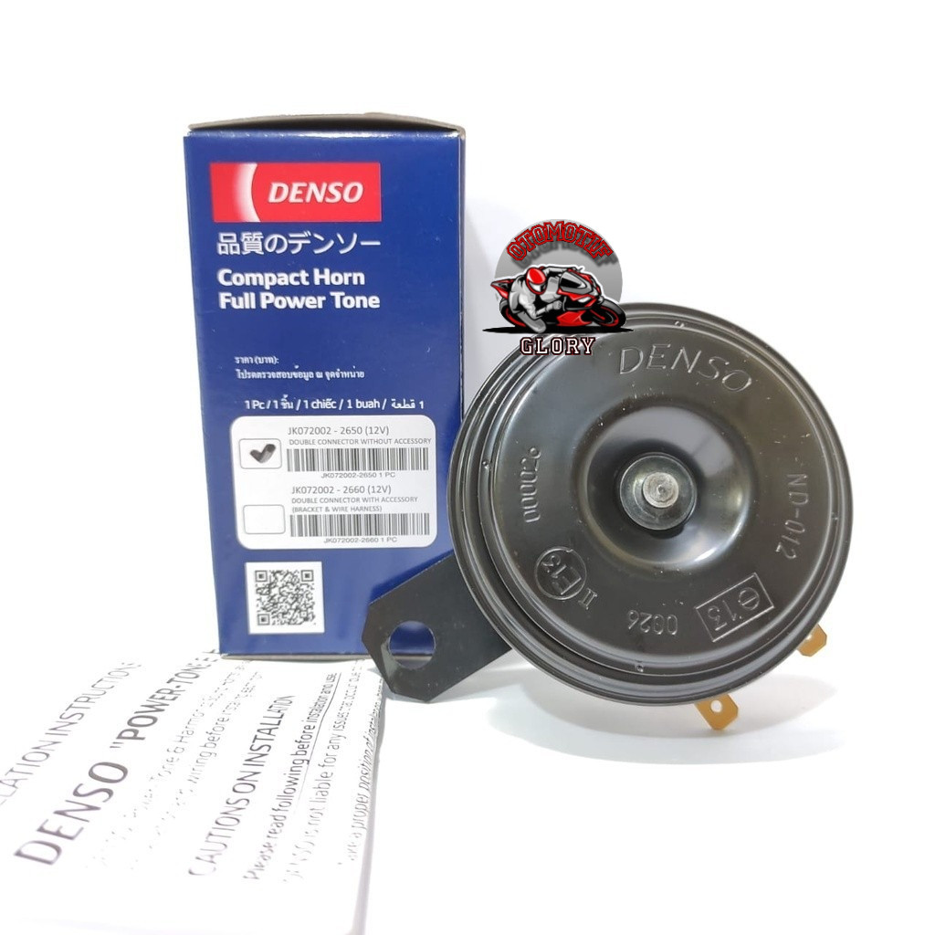 Klakson Denso Disc Satuan Suara Mobil Avanza 12 V Bisa Buat Motor & Mobil Merk Denso 100% Original K