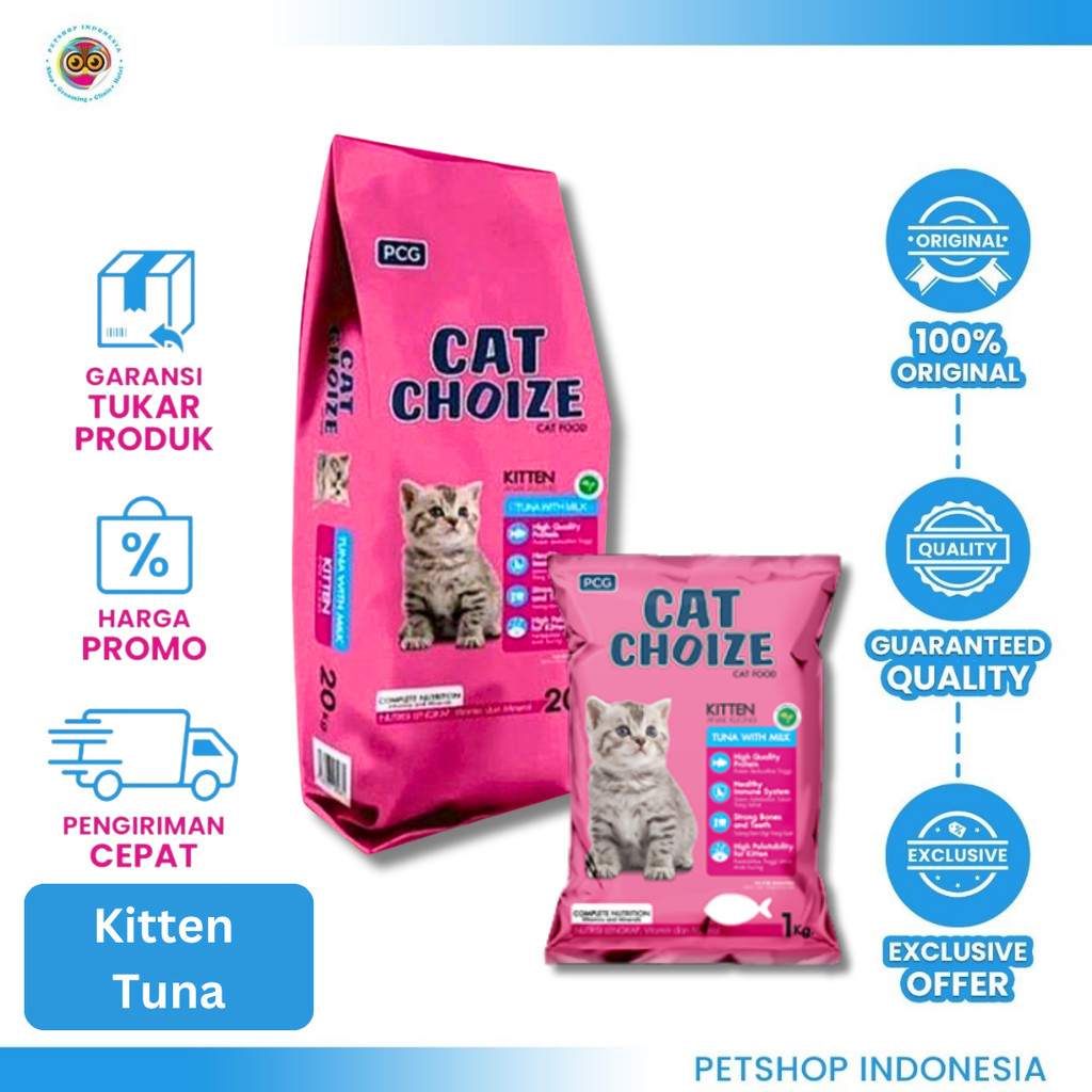 Cat Choize Kitten 1 kg - Makanan Kering Anak Kucing PSID7