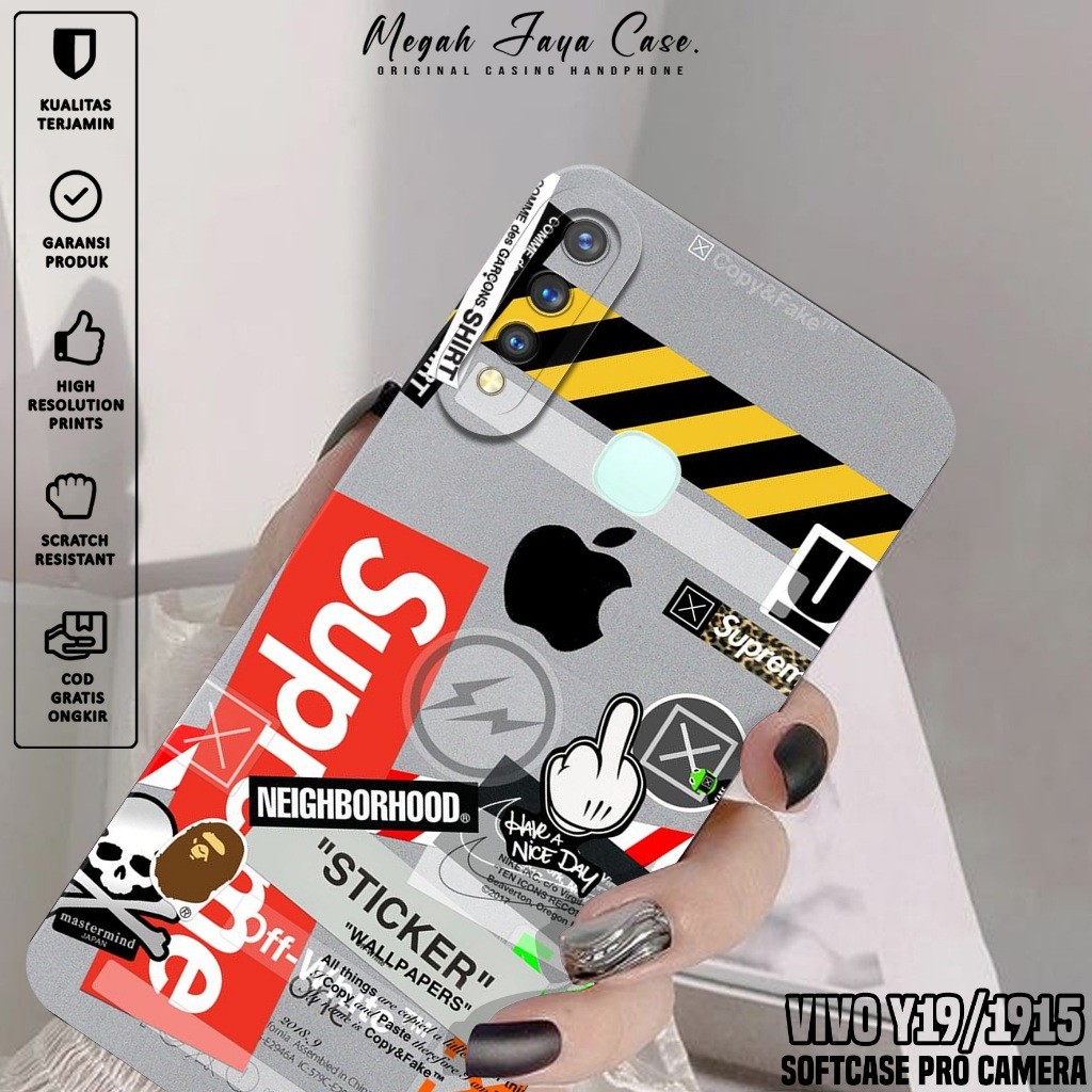 Softcase Hp VIVO Y19 / VIVO 1915 - Case Hp VIVO 1915 / VIVO Y19 Motif BA - Casing Hp VIVO Y19 - Soft