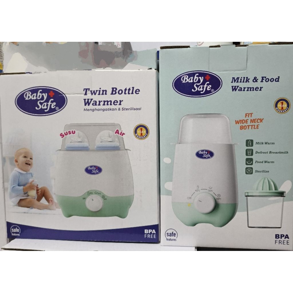 Baby Safe LBW01 LBW02 milk food Warmer | pemanas penghangat botol susu asi kukus mpasi steril