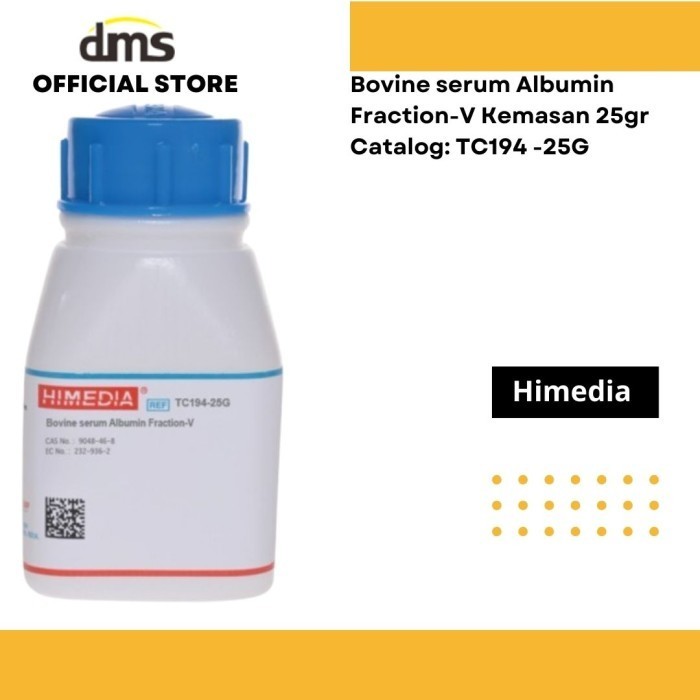 Bovine serum Albumin Fraction-V 25gr Himedia cat.  TC194