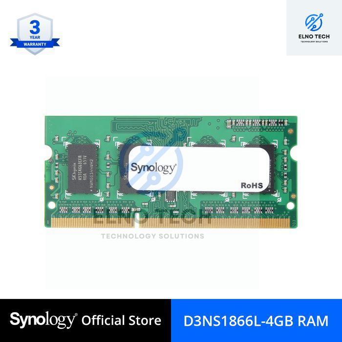 Synology D3NS1866L-4GB RAM DDR3L non-ECC Unbuffered SODIMM