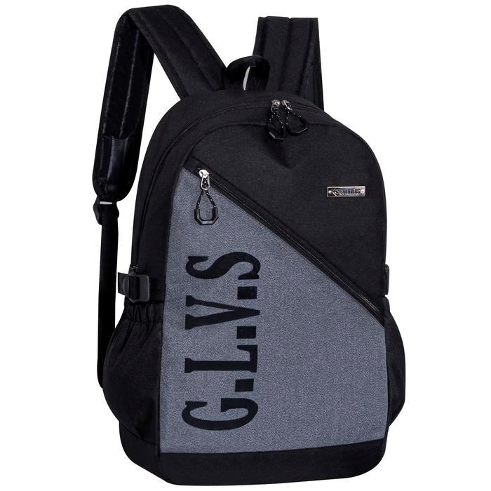 Tas Ransel Pria Wanita Model Kekinian Tas Laptop Terbaru Ransel Goldvers - Goldies - Hitam