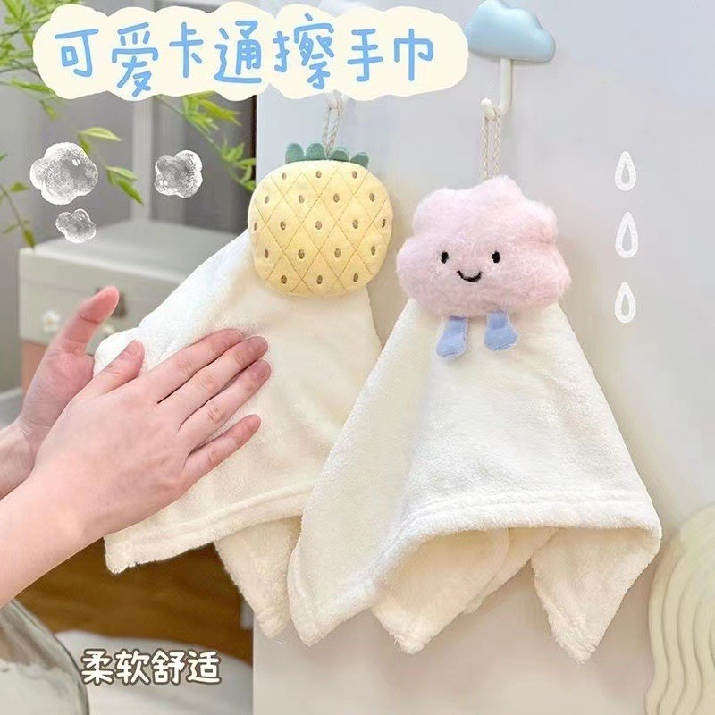 Handuk Lap Tangan Gantung Karakter  Lucu / Lap Handuk Tangan Gantung / Hand Towel Dapur Serbaguna