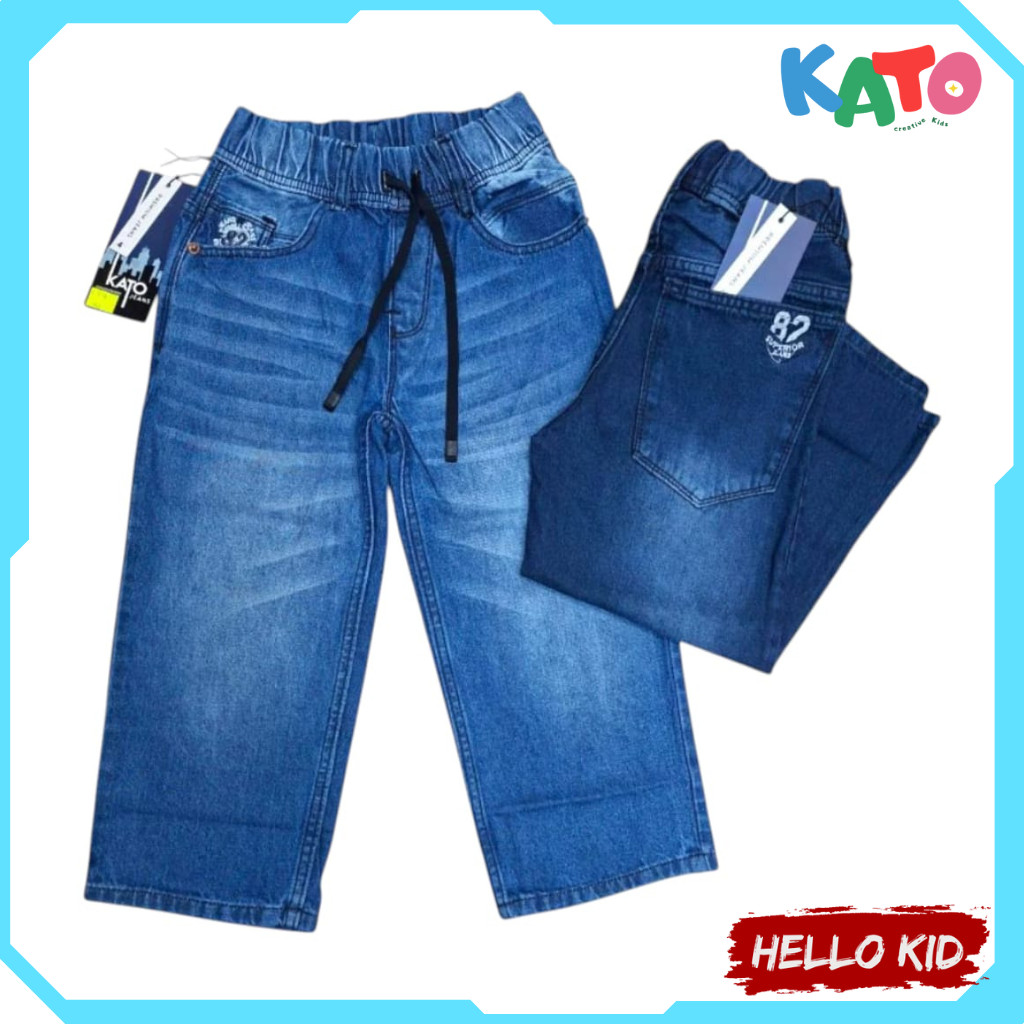 KATO - Celana Panjang Jeans Anak Laki-laki Model Skena/ Gembrong/ Baggy