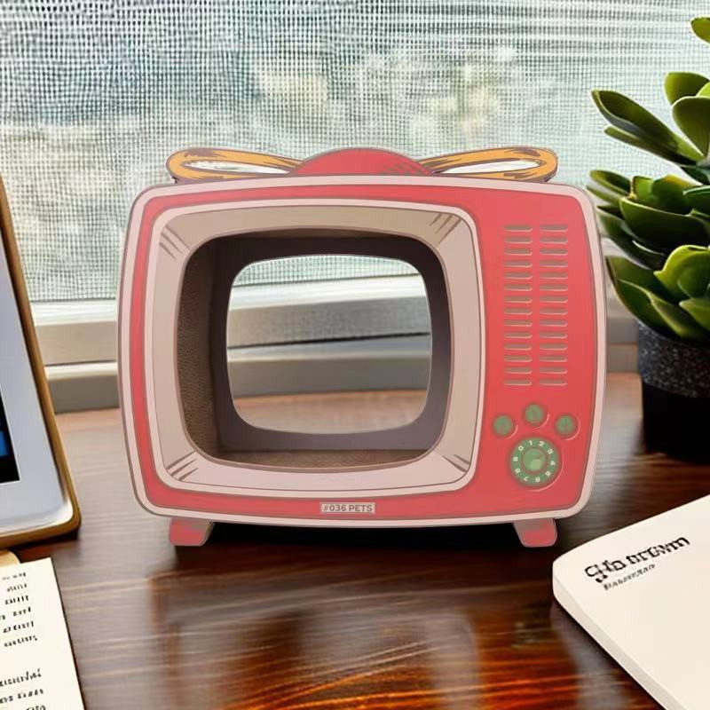 [Pet Wardrobe]TV kucing dan anjing, tiang garukan kucing, dapat digaruk dan dimainkan