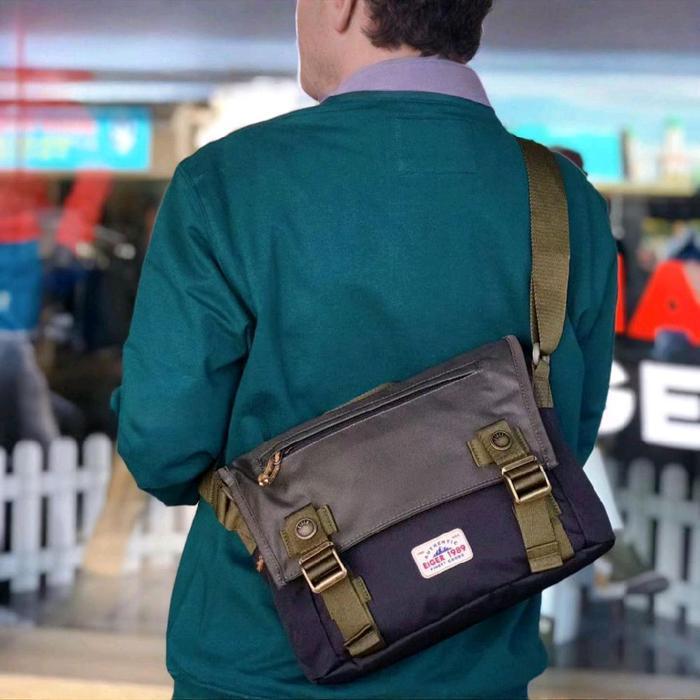 Eiger WANDERER SHOULDER 5L Shoulderbag Tas Selempang Pria Original - Hitam