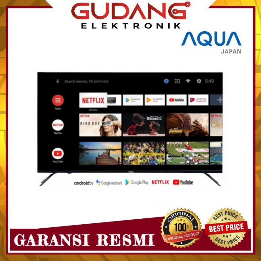 LED TV 43 INCH AQUA LE43K701AF ANDROID LED AQUA LE 43 K 701 AF