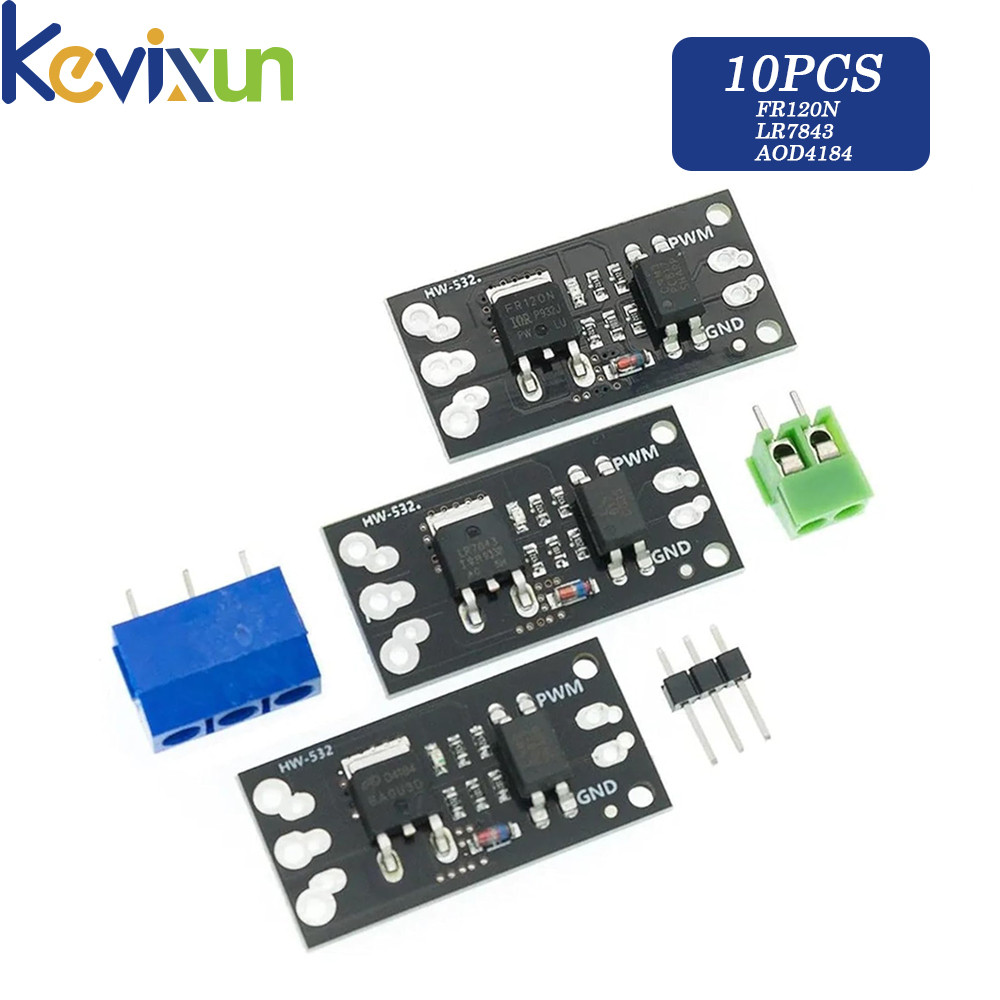 10PCS FR120N LR7843 AOD4184 D4184 Isolated MOSFET MOS Tube FET Module Replacement Relay 100V 9.4A 30