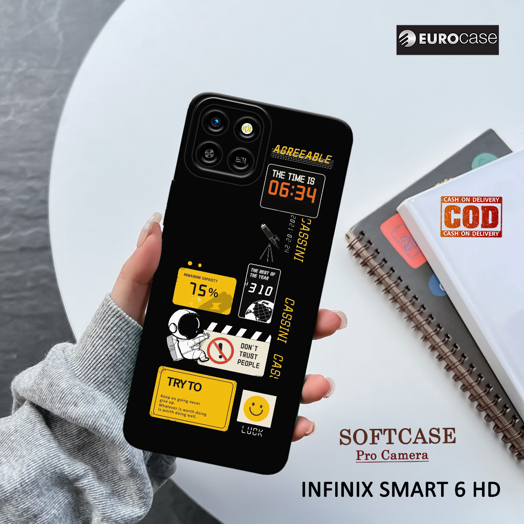 Casing Hp Infinix Smart 6 HD - Fashion Case Nasa - Soft Case Hp Infinix Smart 6 HD Terbaru - Kesing 