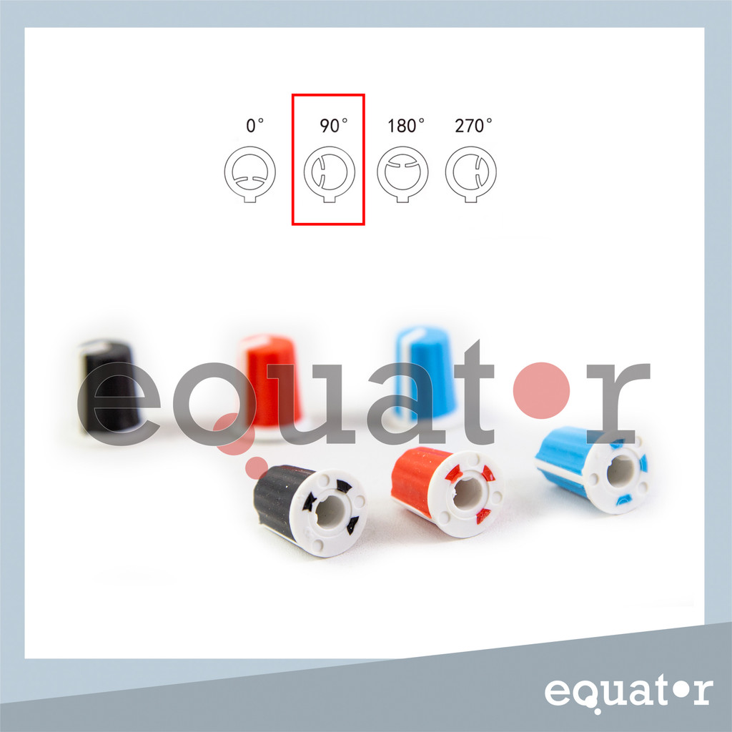 Knob / Knop Potensio Alps Mixer Bagus Setengah Lingkaran 90 derajat