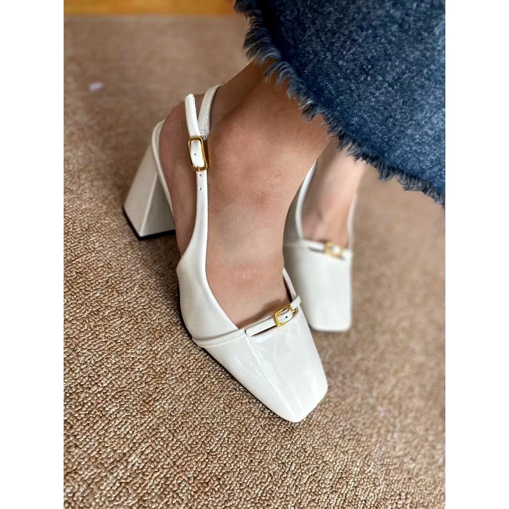 [12.12 Birthday Sale] -  Zara Sepatu Heels Wanita Glossy  6125-1 - 9cm - Sweet Stuff Official