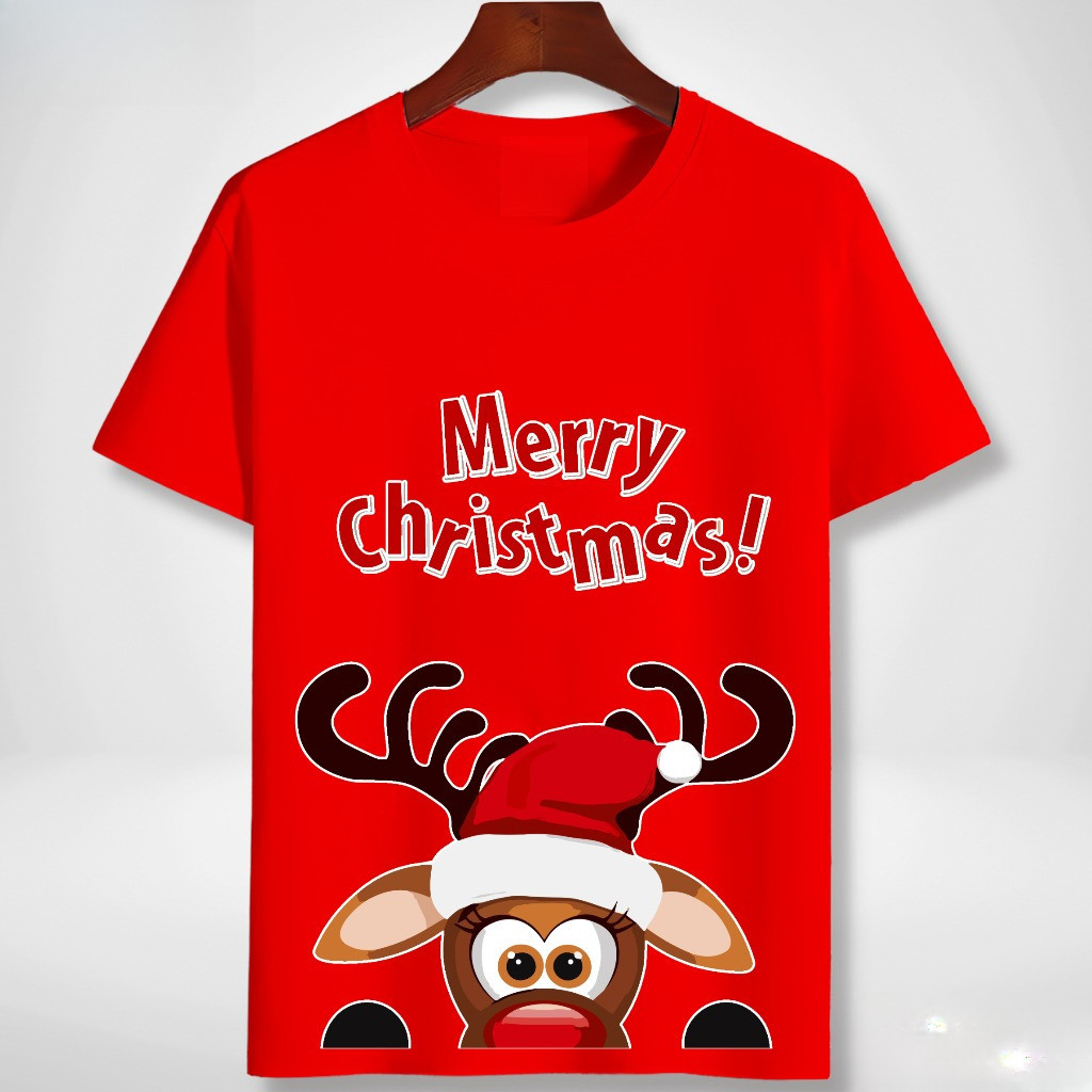 COD Misteri Natal T-shirt Merry Christimas Deer Clause | Kaos Natal