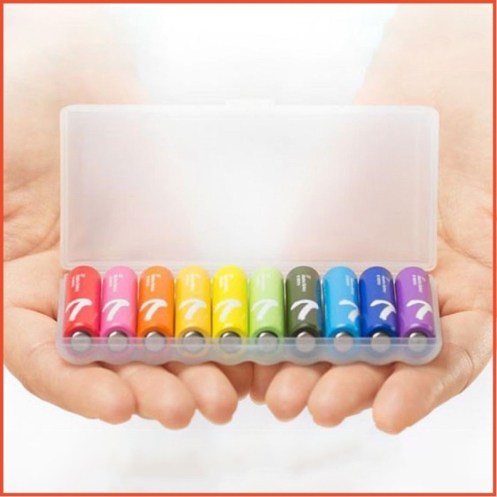 SET 10 PCS BATU BATRE BATERAI ALKALINE AAA NON RECHARGEABLE WITH KOTAK