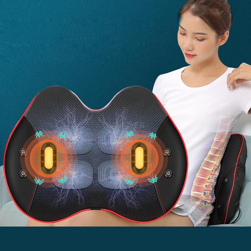 Lumbar spine massager waist pulse massager lumbar spine device multi-function back massager lumbar s
