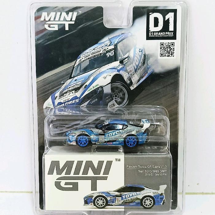 Mini GT 233 Pandem Toyota GR Supra V1.0 Team TOYO TIRES DRIFT 2019 D1 Grand Prix Limited Super Chase