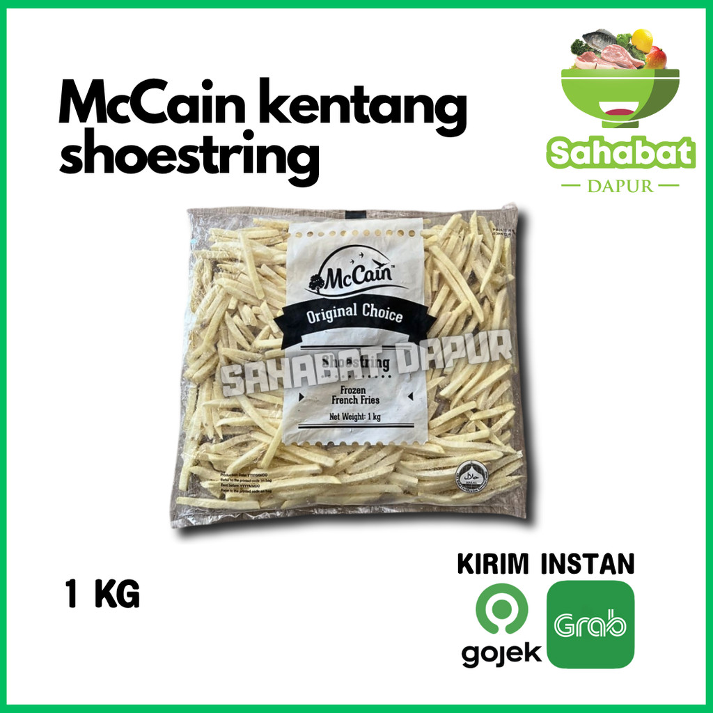 Mccain Shoestring / Kentang Goreng 1 kg