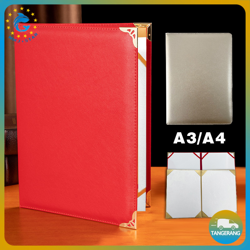 Map Sertifikat A4 Certificate Holder Pelindung Dokumen Penting Ijazah Piagam Penghargaan Kualitas Te