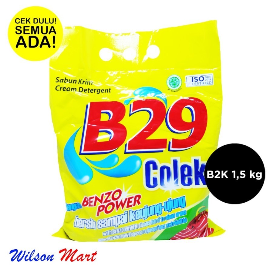 Sabun B29 Colek Pintar B2K netto:1,5kg