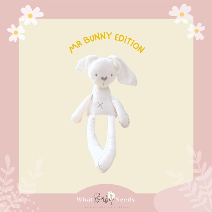 Boneka Bunny Kelinci / Boneka Bayi / Mainan bayi / mainan anak - Putih