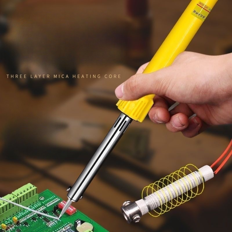 Alat Solder Soldering Alat Patri Listrik / Soldering Iron Solder 60w/Solder Plastik / Kayu 40watt Vi