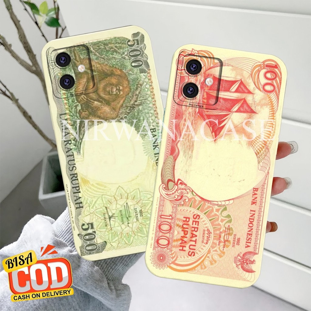 Case Hp Samsung A06 - A05 - A04 - A04E - A03 - A03 Core - A02 - M02 - A01 - A01 Core Motif Uang jadu