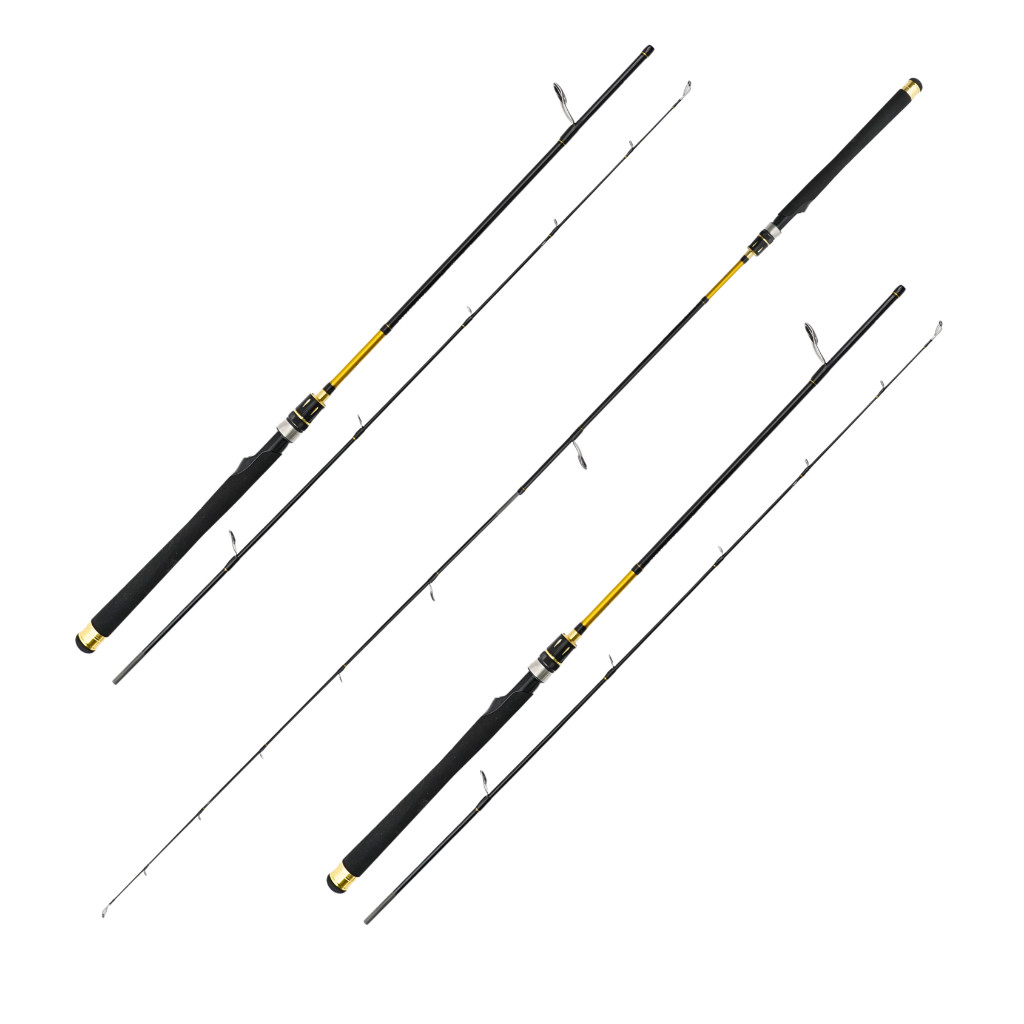 JORAN PANCING SEA AND KINGS PIRATE KING CARBON SOLID 165CM DAN 180CM 7 RING FUJI K GUIDE FUJI COMPON