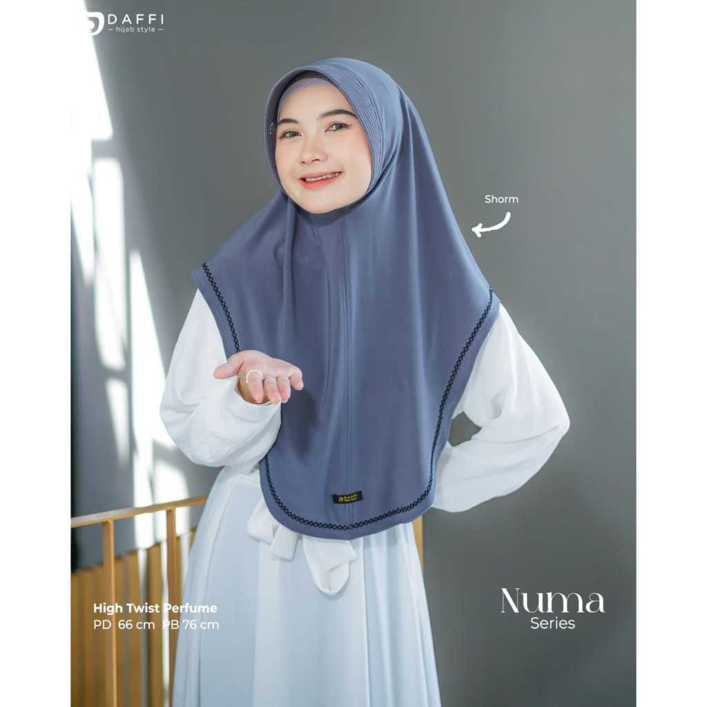 DAFFI HIJAB ORI- BERGO NUMA DAFFI HIJAB TERBARU JERSEY PREMIUM