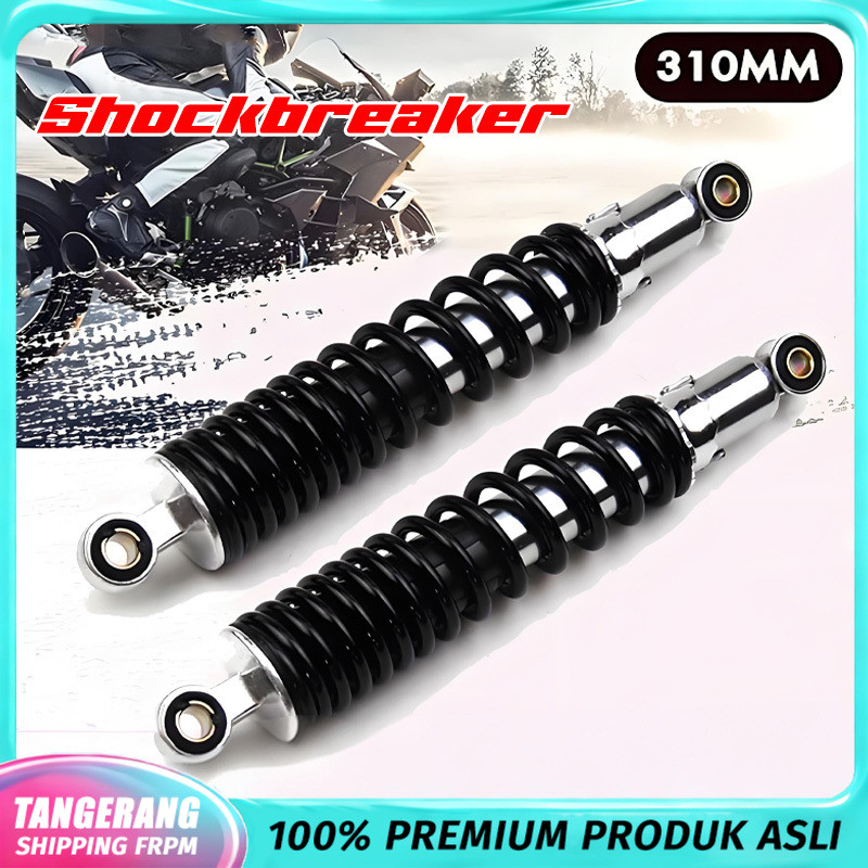 [COD] Shockbreaker Motor Belakang 310mm Adjustable Tabung Atas Bawah – Sepasang 2 Pcs Peredam Kejut 
