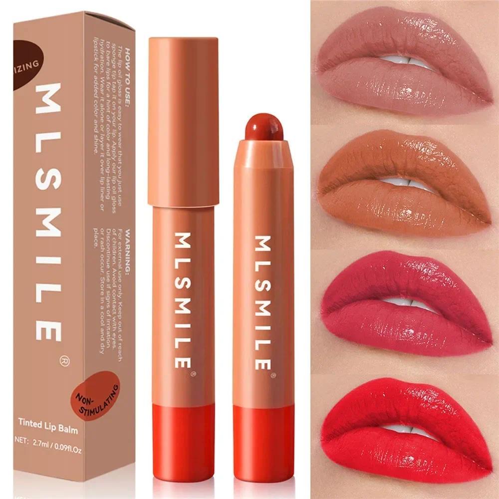 6 Warna Lipstik Lembut Bernutrisi Tahan Air Pena Lipliner Beludru Tahan Lama Tidak Pudar Makeup Nude