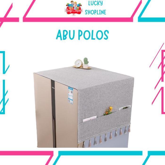 [BIG SALE] Cover Penutup Kulkas Taplak kulkas Multifungsi Alas Penutup Lemari es / oven / microwave 