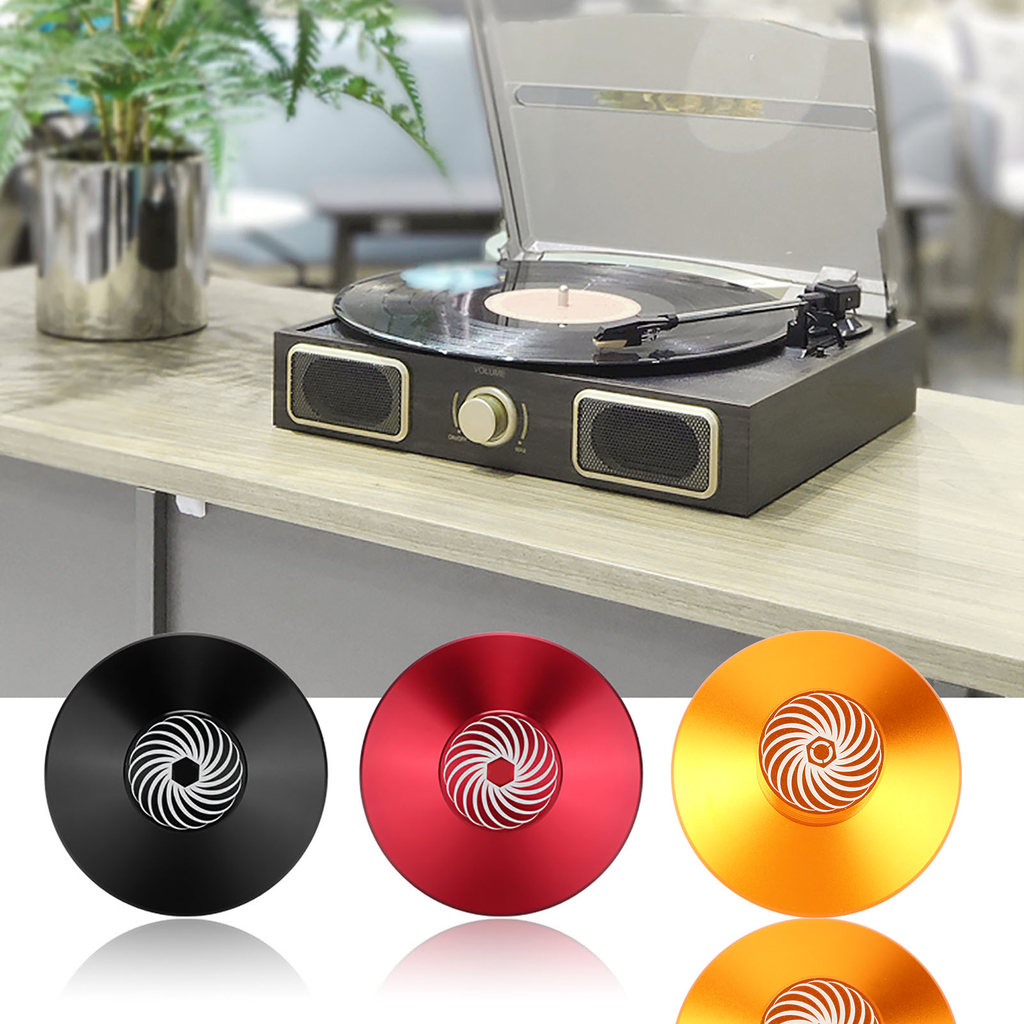 Disc Clamp  Clamp  Record Audio Disc Turntable Stabilizer Clamp Aluminum Weight Clamp  Record Clamp 