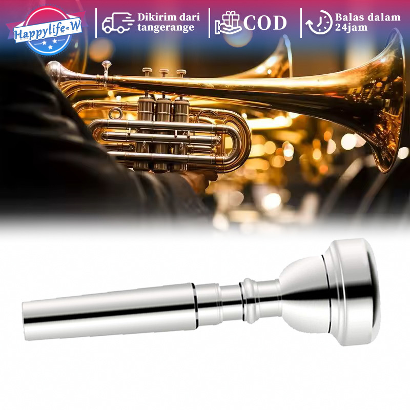 Mouthpiece Trumpet 7c Mouthpiece Adaptor Silver-Plated Mouthpiece Trumpet Bullet Shaped