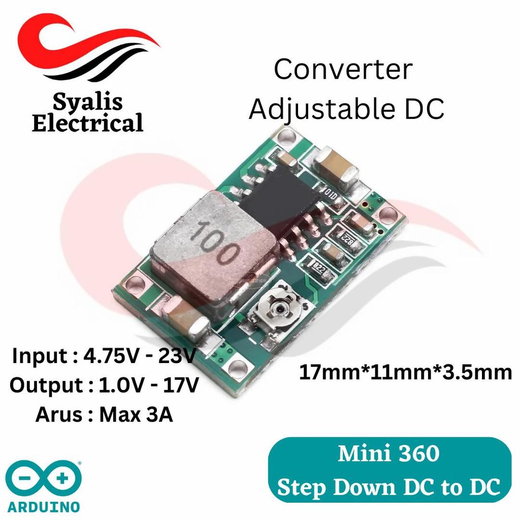 Mini 360 mini360 Stepdown DC LM2596 adjustable [Syalis]