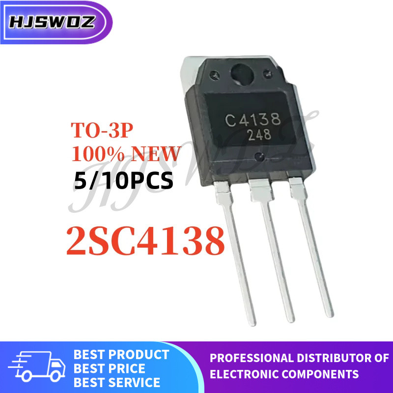 5PCS-10PCS 2SC4138 C4138 TO-3P 400V 15A NPN Transistor for Auo Amplifiers Brand New In Stock